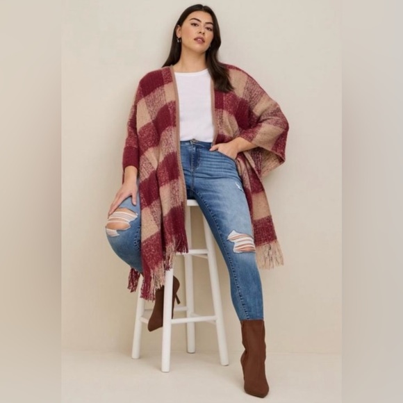 torrid Sweaters - Torrid Reversible Kimono